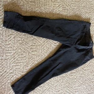 Maurice black straight leg 16W Jeans